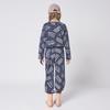 Kids Bobo Choses Scratch Print Fleece Jumpsuit - Navy Blue - Thumbnail 8