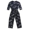 Kids Bobo Choses Scratch Print Fleece Jumpsuit - Navy Blue - Thumbnail 9