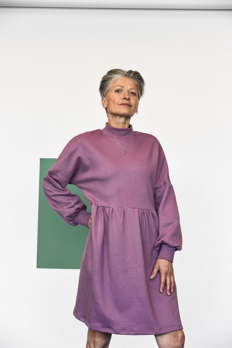 MAS MONTREAL FW21 REYKJAVIK DRESS - PURPLE 