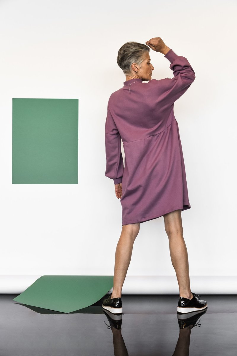 MAS MONTREAL FW21 REYKJAVIK DRESS - PURPLE 