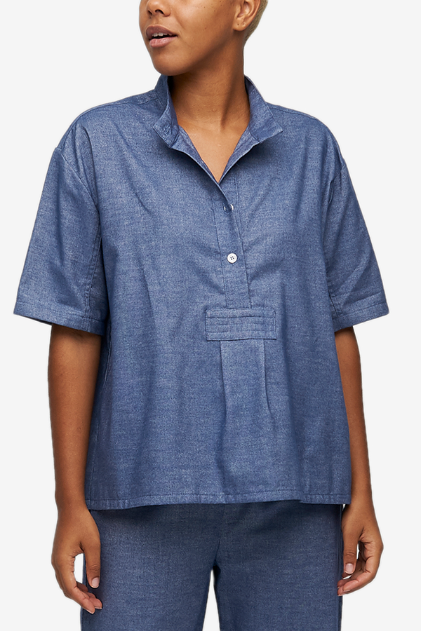 The Sleep Shirt Twill Flannel Short 