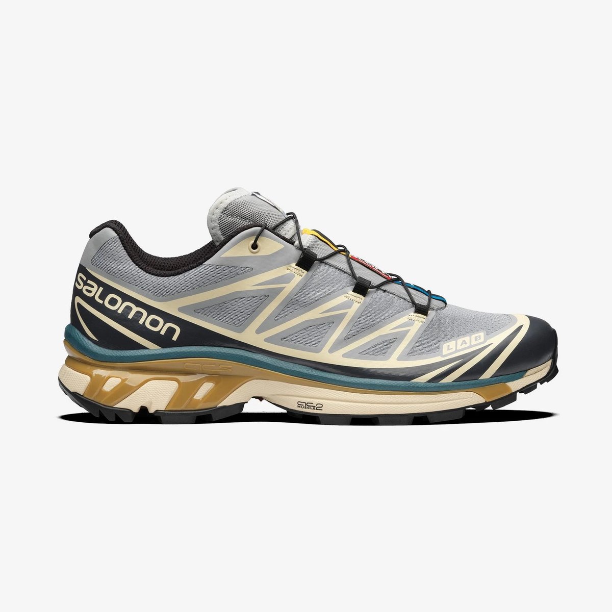 Salomon XT6 Sneakers Quarry / Bleached Sand / Cumin Garmentory