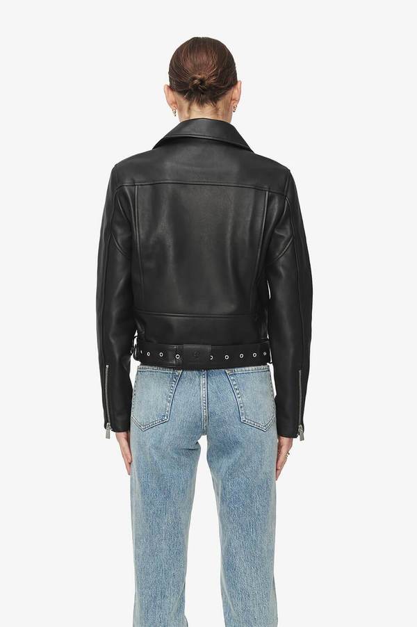 Anine Bing Benjamin Moto Jacket - Black | Garmentory