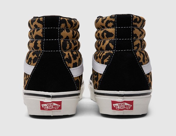 Vans Anaheim Factory SK8-HI 38 DX White Black Tan Leopard