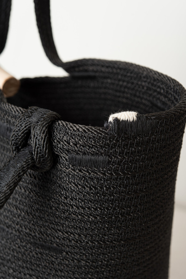 DOUG JOHNSTON Nylon Backpack In Black | Garmentory display picture 1