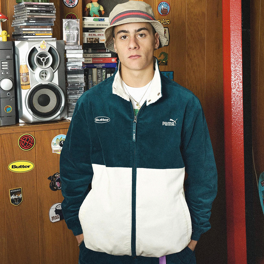 Puma X Butter Goods Zip Up Jacket - Deep Teal | Garmentory