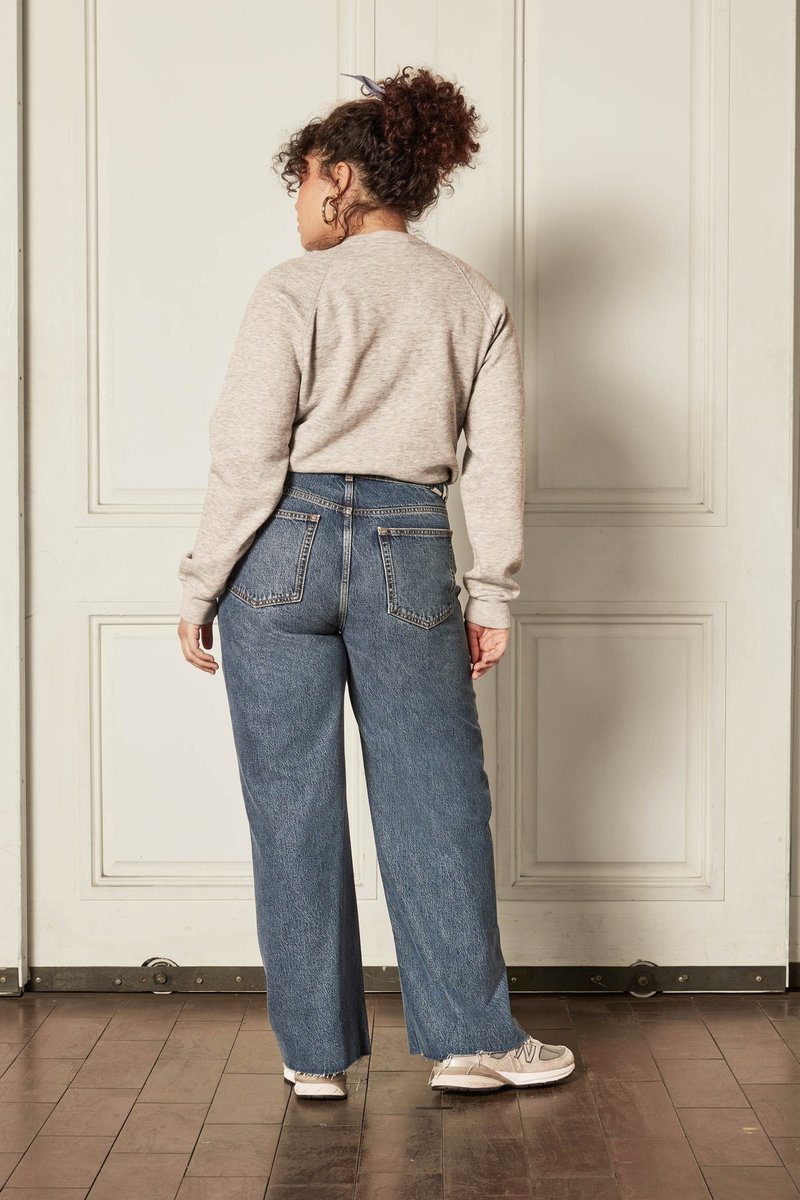 BOYISH The Charley Rigid Wide Leg Jean - Greed