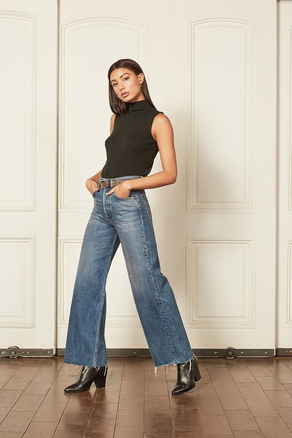 BOYISH The Charley Rigid Wide Leg Jean - Greed