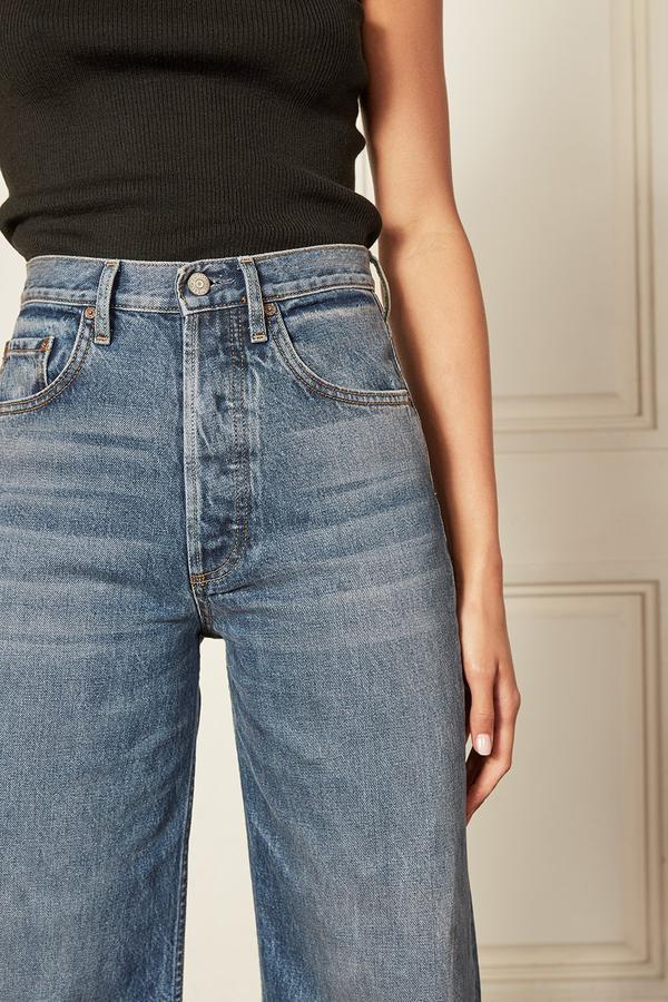 BOYISH The Charley Rigid Wide Leg Jean - Greed