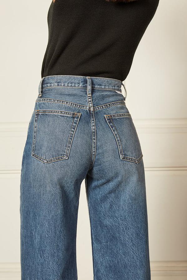 BOYISH The Charley Rigid Wide Leg Jean - Greed