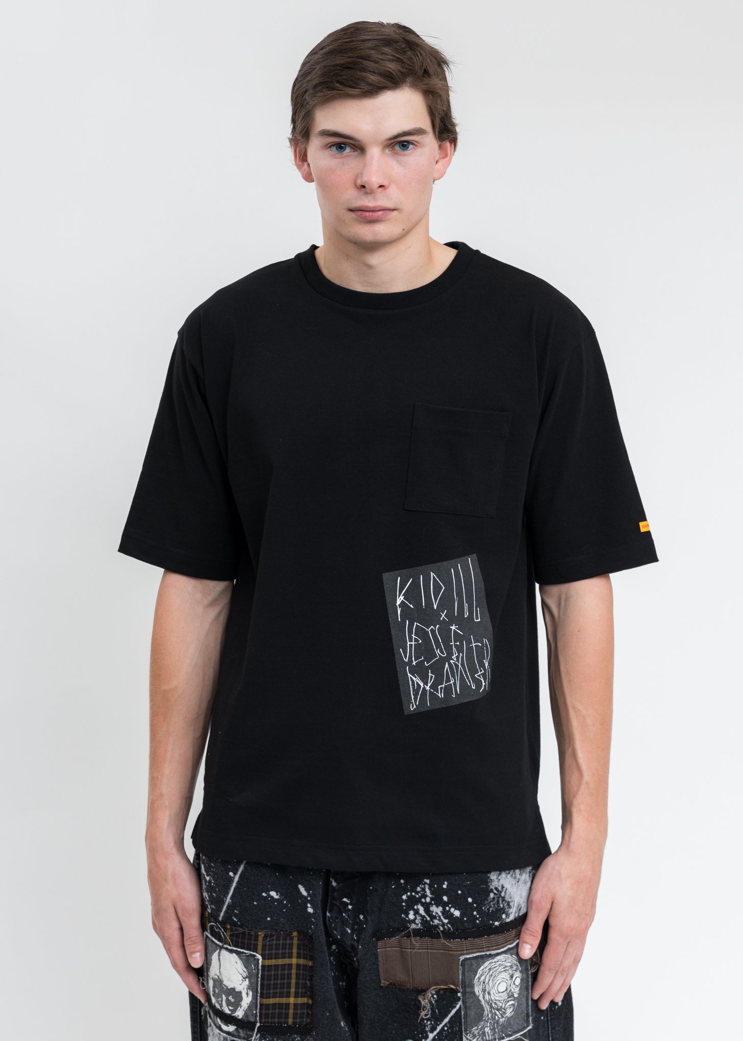 KIDILL × EDWIN A Mess T-Shirt - Black 