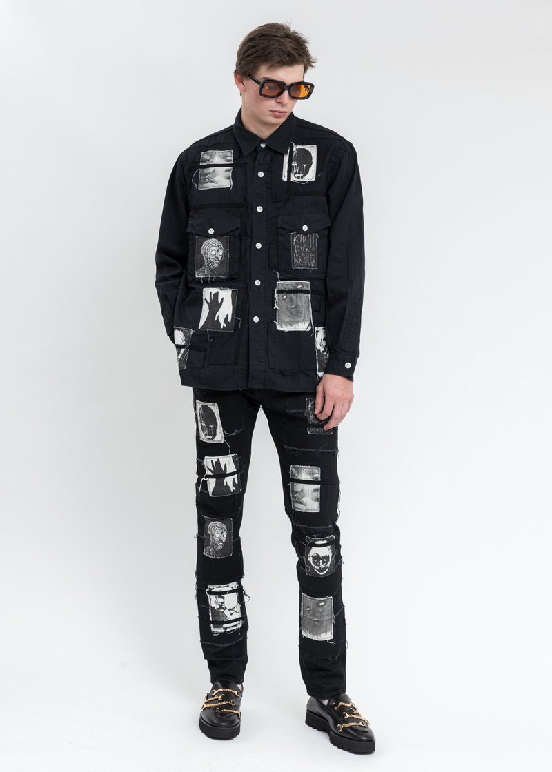 kidill EDWIN KIDILL × EDWIN Patch Denim Shirts