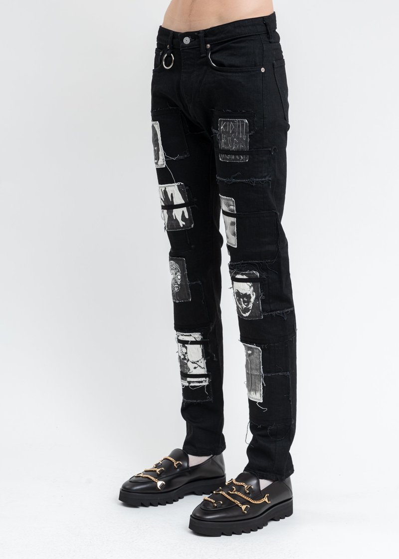 KIDILL×EDWIN Patch Slim Tapered Pants KIDILL（キディル）の「KIDILL × EDWIN Patch Slim Tapered Pants