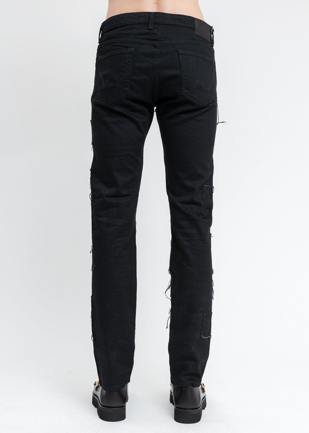 KIDILL × EDWIN Patch Slim Tapered Pants - Black | Garmentory