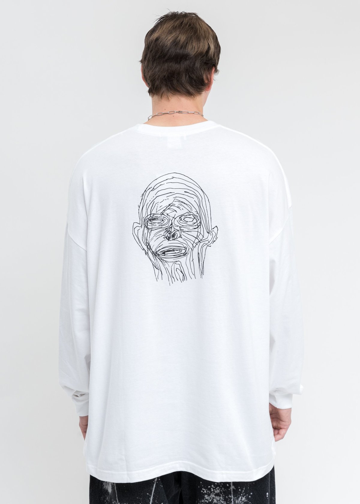 トップス KIDILL JESSE Pach LS TEE XL WHITE Kidill Jesse Patch Long Sleeves T-Shirt - White | Garmentory