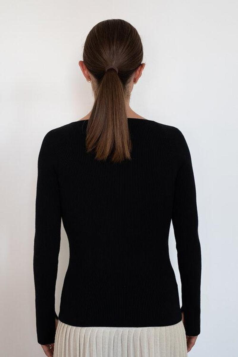 ELEVEN SIX ELLE SWEATER - BLACK