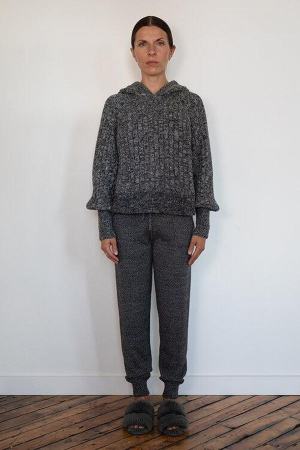 Eleven Six Lara Hoodie Sweater - Salt & Pepper