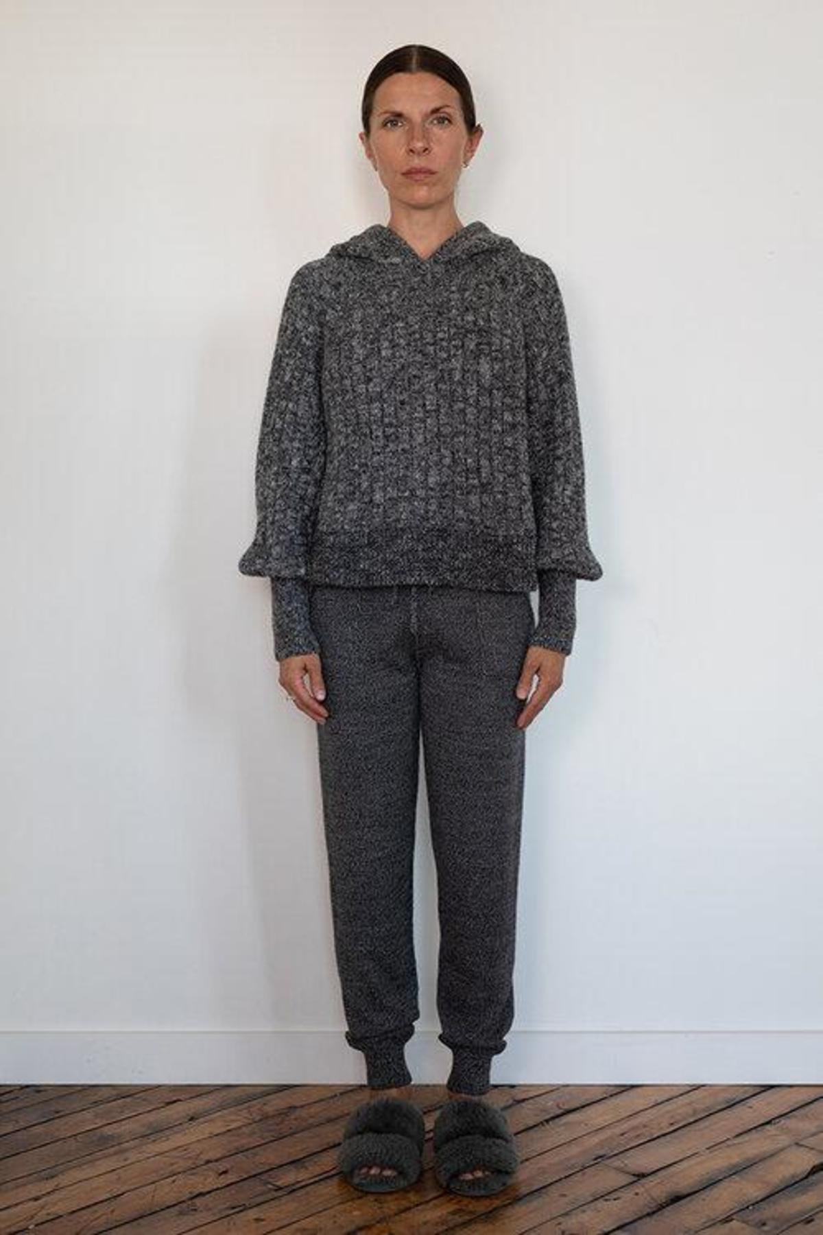 Eleven Six Lara Hoodie Sweater - Salt & Pepper - Image 1 of 9