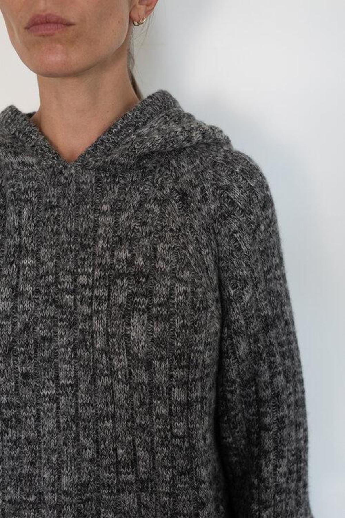 Eleven Six Lara Hoodie Sweater - Salt & Pepper - Image 5 of 9