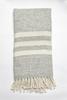 ELEVEN SIX LUNA THROW - Pale Melange Grey/Cream Combo - Thumbnail 3