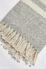 ELEVEN SIX LUNA THROW - Pale Melange Grey/Cream Combo - Thumbnail 4