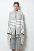 ELEVEN SIX LUNA THROW - Pale Melange Grey/Cream Combo - Thumbnail 2
