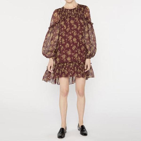 Cinq A Sept Zola Dress - Merlot