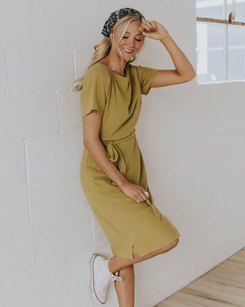 dress by guess Guess GUESS Originals Belted Denim Dress