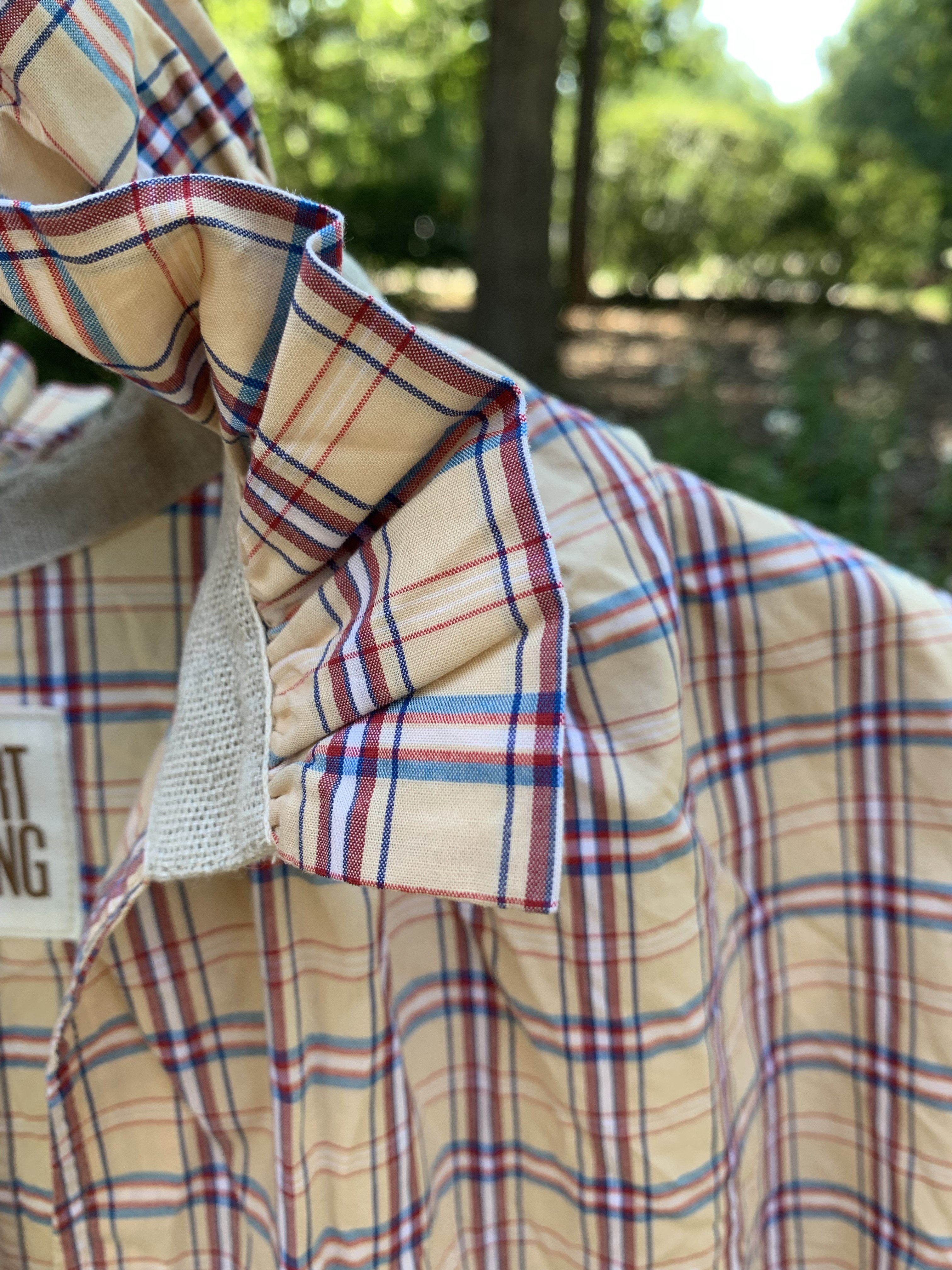 a shirt thing Penelope Plaid Top 