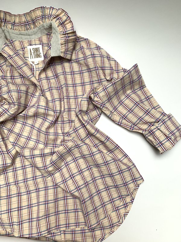 a shirt thing Penelope Plaid Top - Toast