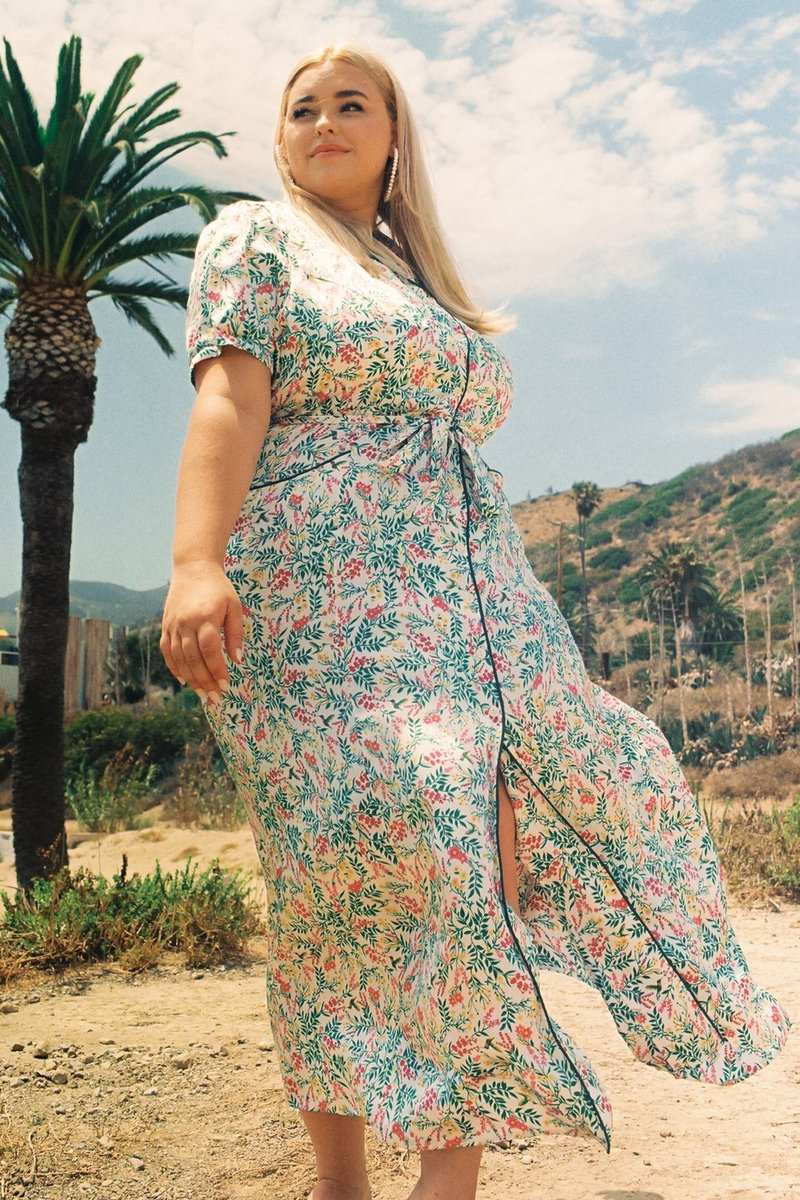 HVN Long Maria Dress - Hummingbird | Garmentory