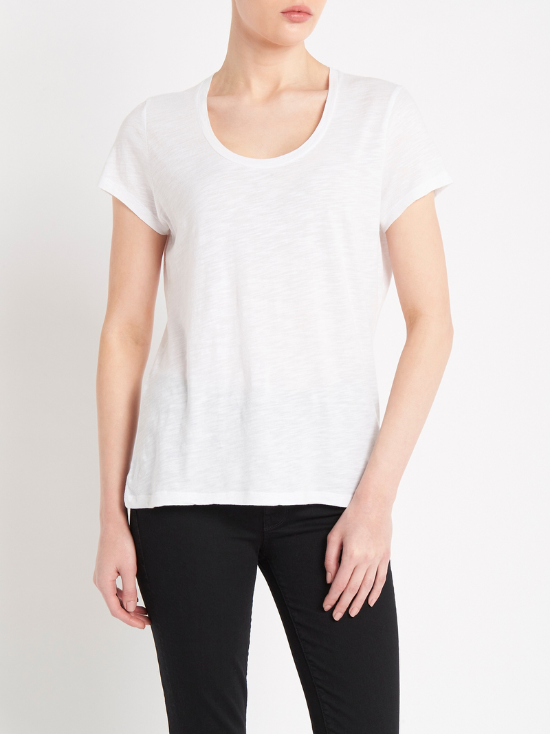 American Vintage Jacksonville Trapeze Tee - White