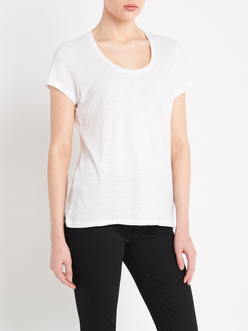 American Vintage Jacksonville Trapeze Tee - White