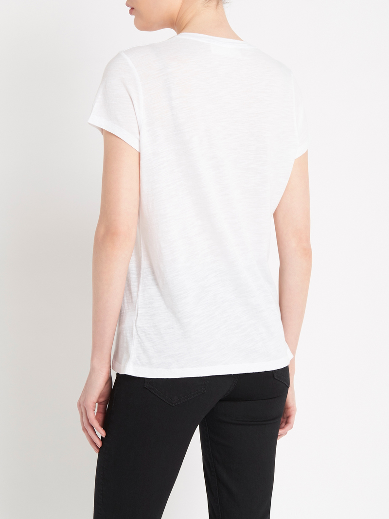 American Vintage Jacksonville Trapeze Tee - White