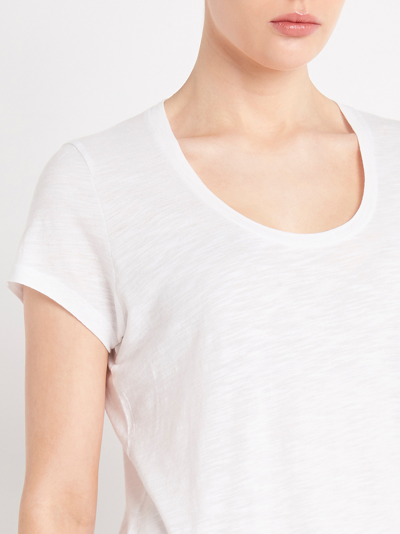 American Vintage Jacksonville Trapeze Tee - White