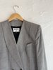 Vintage Padded Shoulder Plaid Blazer - Thumbnail 4