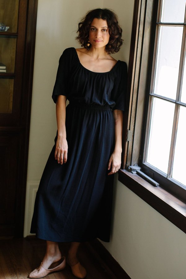 Rachel Pally Clare Dress Celebrity Rachel Pally Long Dresses Rachel Pally  Isa Dress Cream