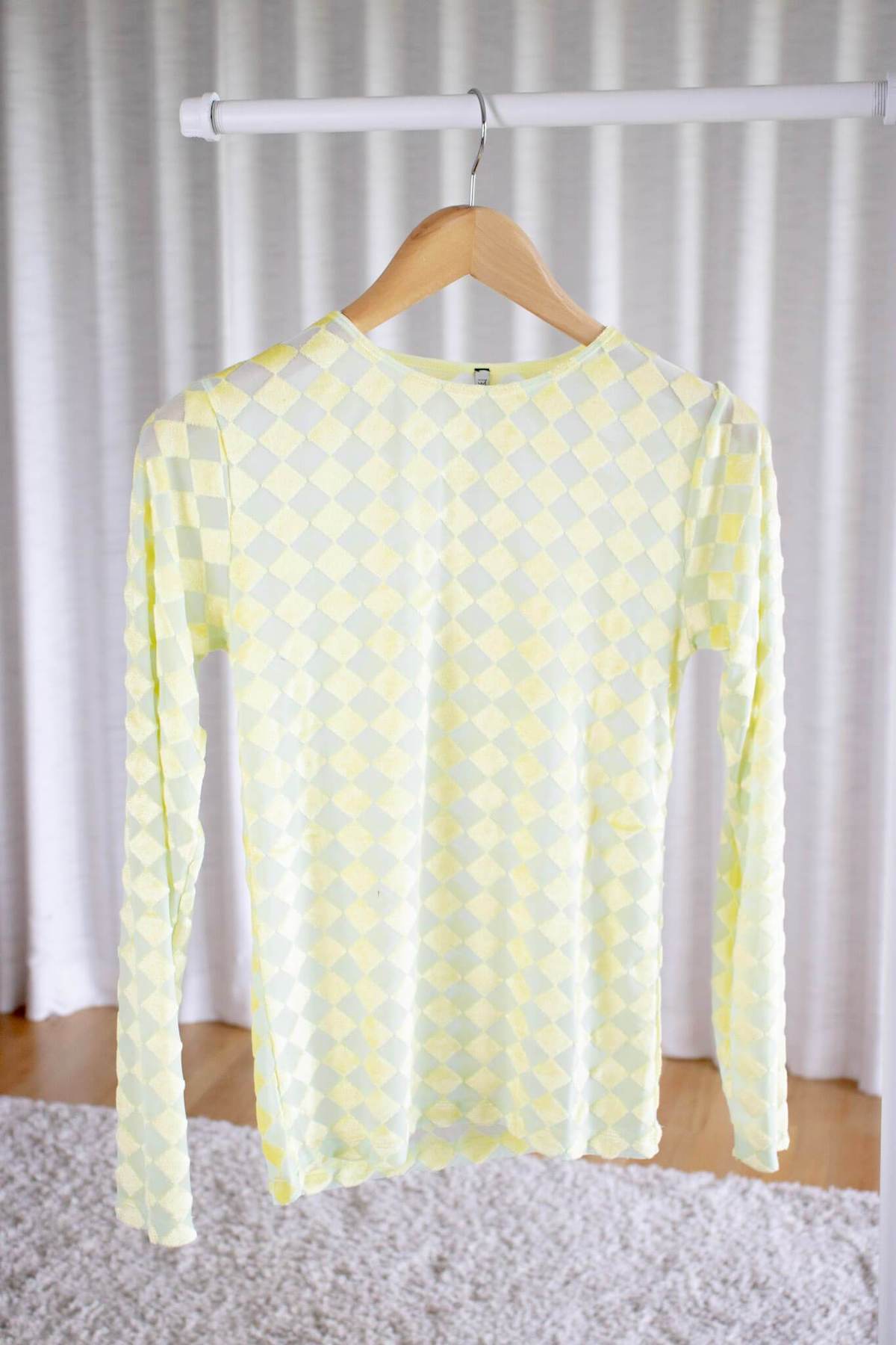 BASERANGE♡OMO LONG SLEEVETEE HEWA YELLOW Baserange Omo Long Sleeve Tee - Hewa Yellow | Garmentory