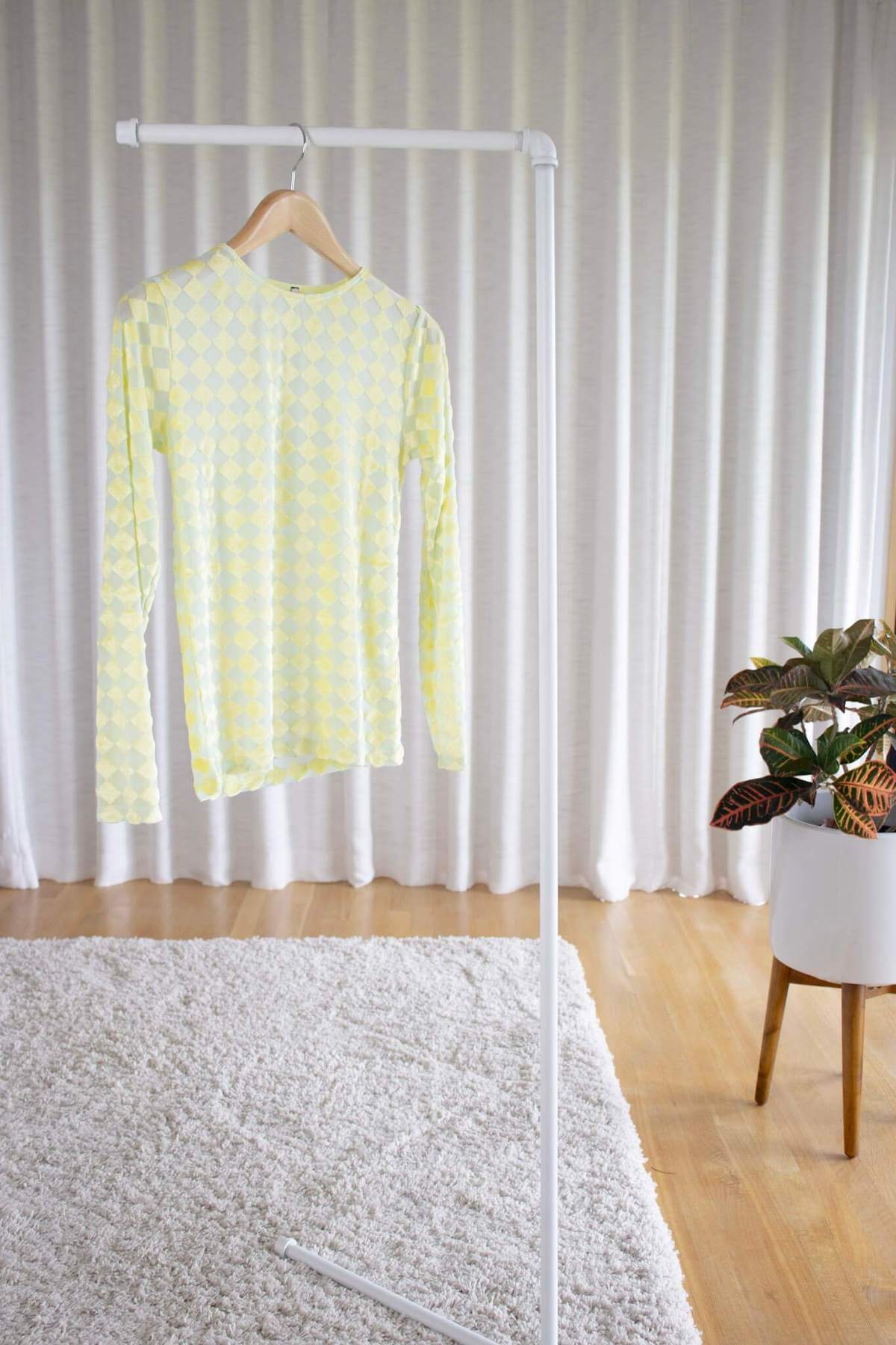 BASERANGE♡OMO LONG SLEEVETEE HEWA YELLOW Baserange Omo Long Sleeve Tee - Hewa Yellow | Garmentory