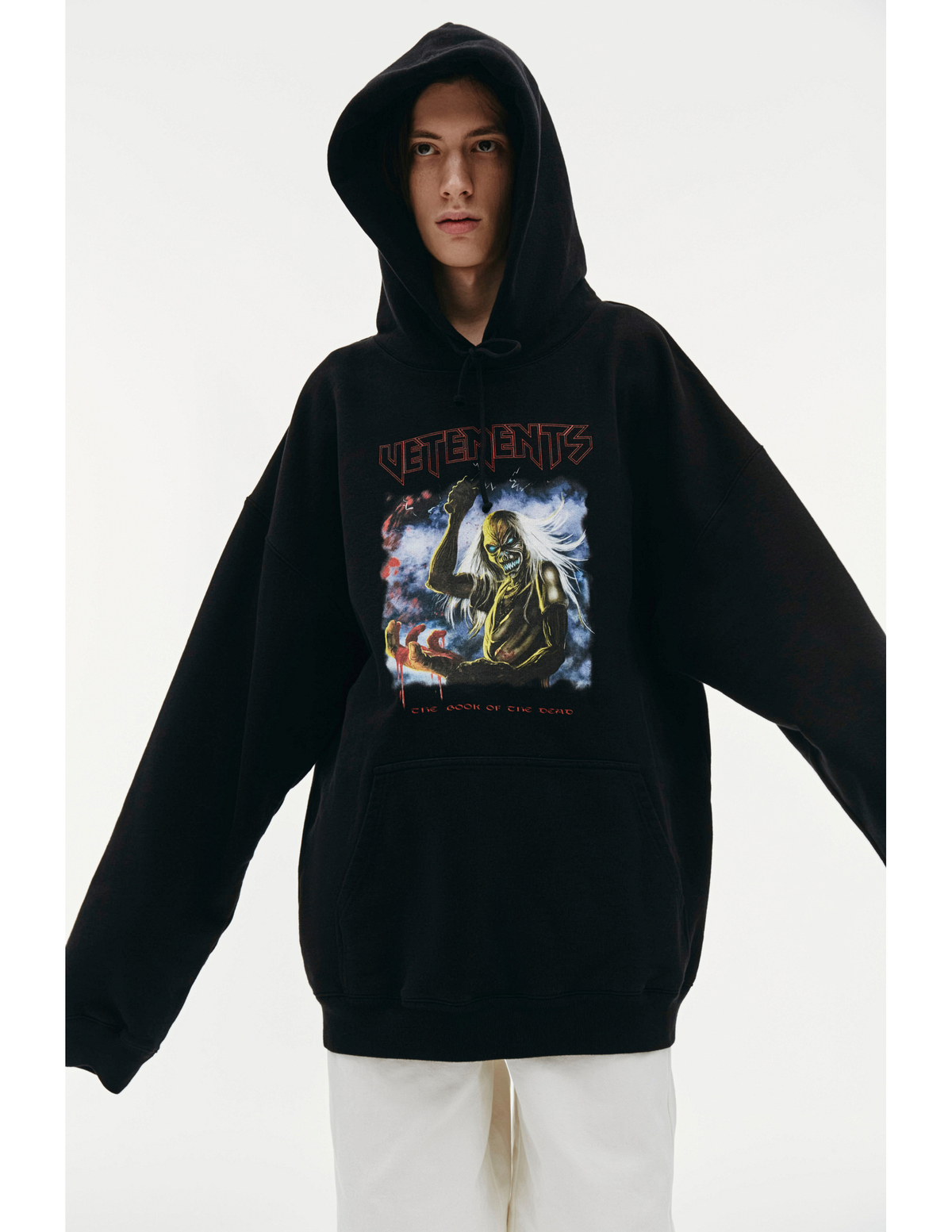 VETEMENTS The Book of the Dead パーカー Vetements Black Hoodie The Book of Dead | Garmentory