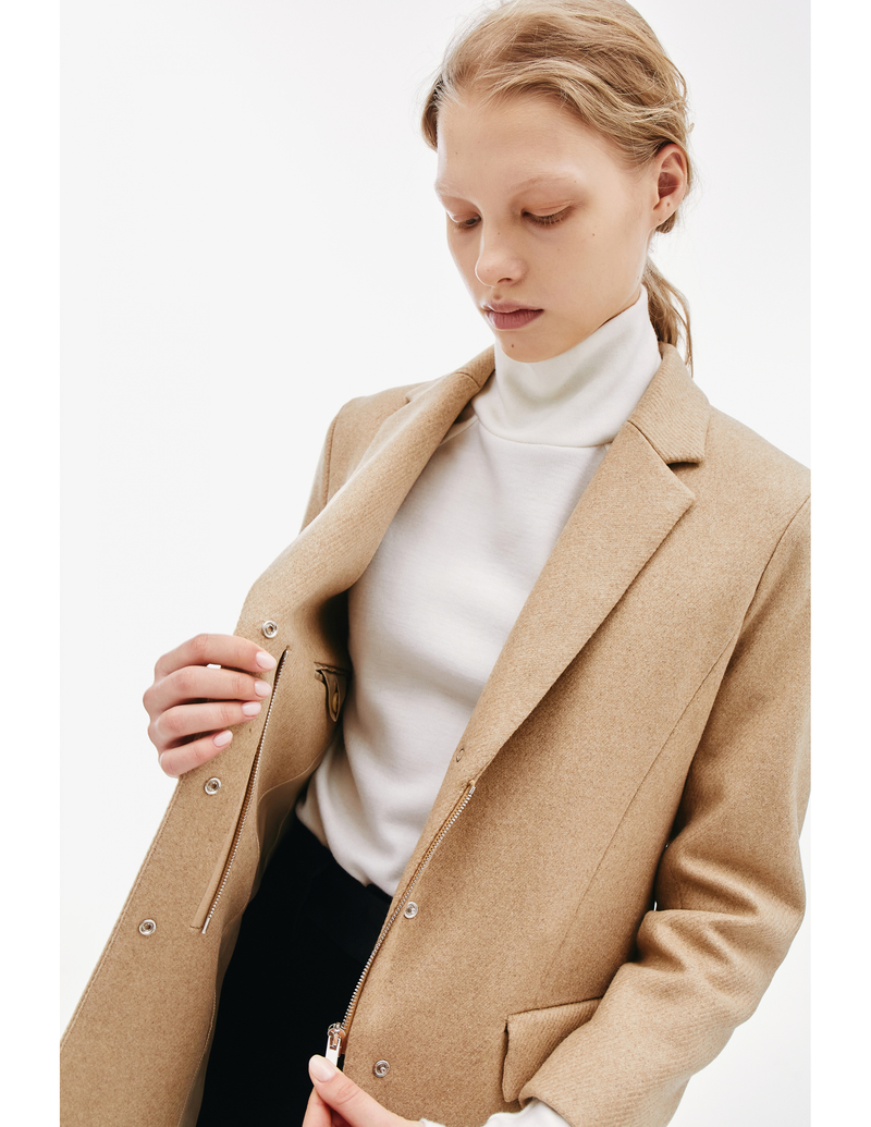 The Row Wool Coat - Beige