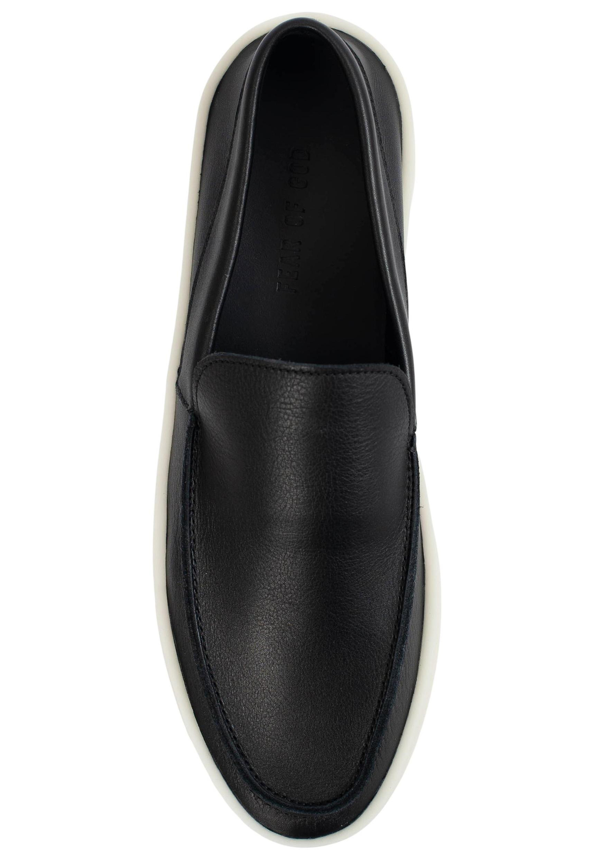 Fear of God Men\'s Black Loafers Fear of God Cordovan Mule Slip On Loafers Size 43/ US 10 in  main image 3