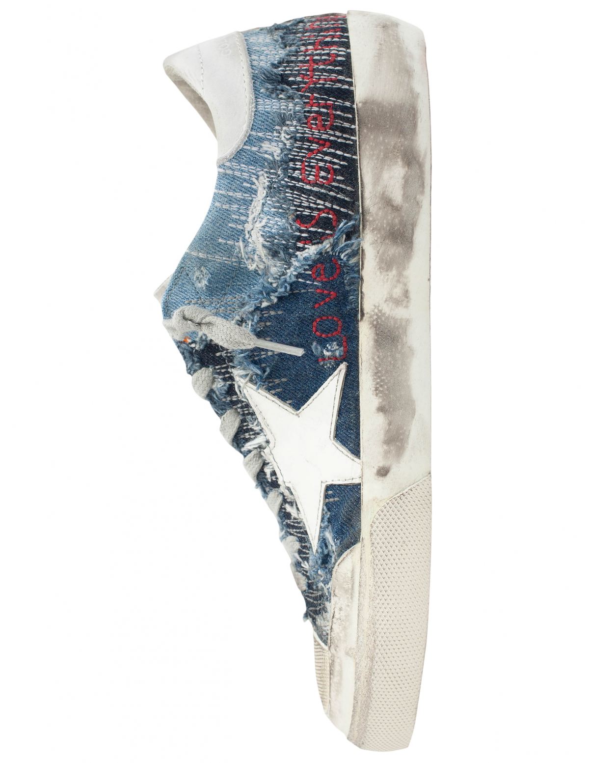 Golden Goose Deluxe Brand Denim Superstar Penstar Sneakers - Image 1 of 5