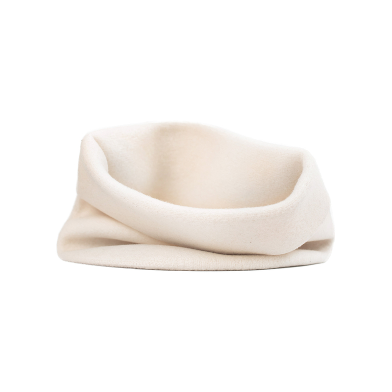 Y's Oversize Cream Beanie