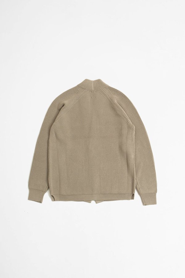 Batoner Signature Shawl Collar Cardigan - Beige | Garmentory