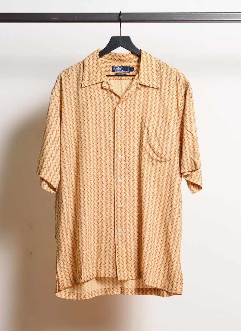 トップス Ralph Lauren RAYON S/S OPEN COLLAR SHIRT Vintage POLO RALPHLAUREN Open Collar Rayon S/S Shirt - Multi