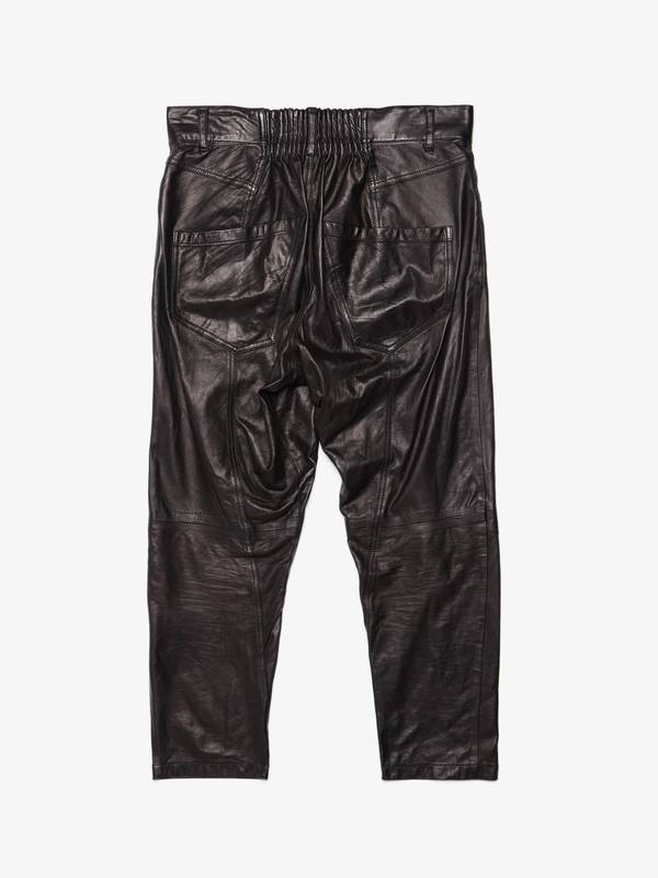 Pre - Loved] Haider Ackermann Leather Pants - Black | Garmentory