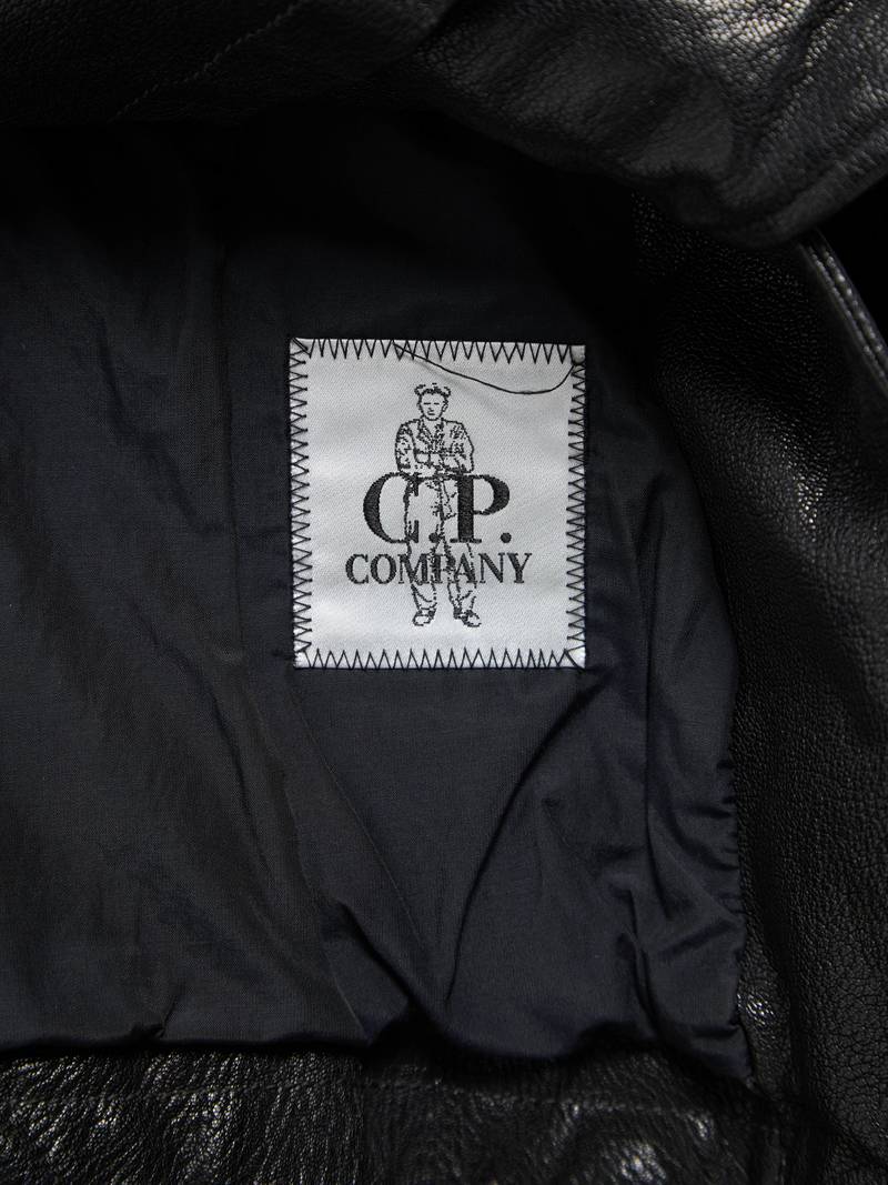 PRE - LOVED] C.P. Company Leather Jacket | Garmentory