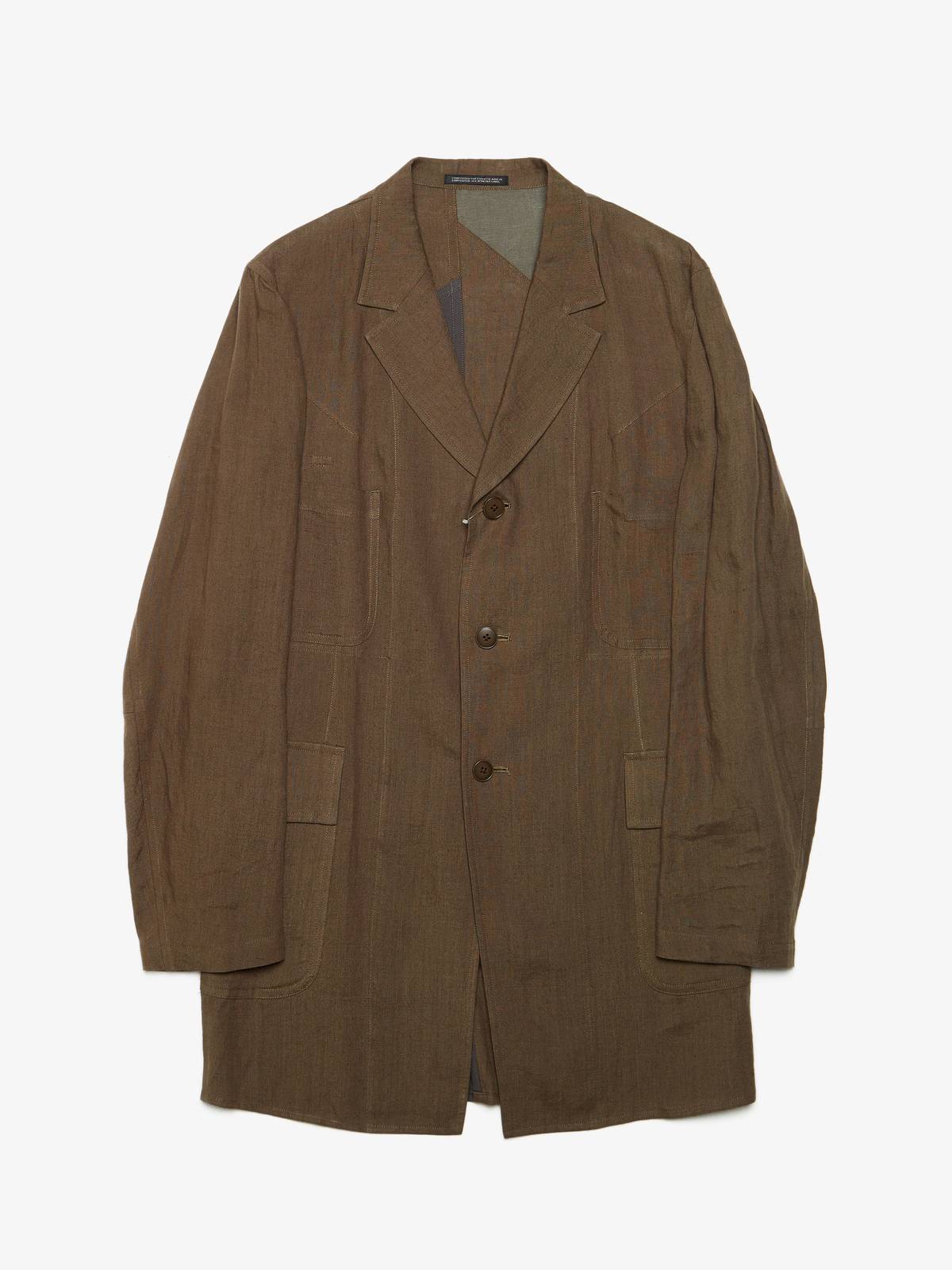 PRE - LOVED] Yohji Yamamoto Cotton Patchwork Detailed Elongated 
