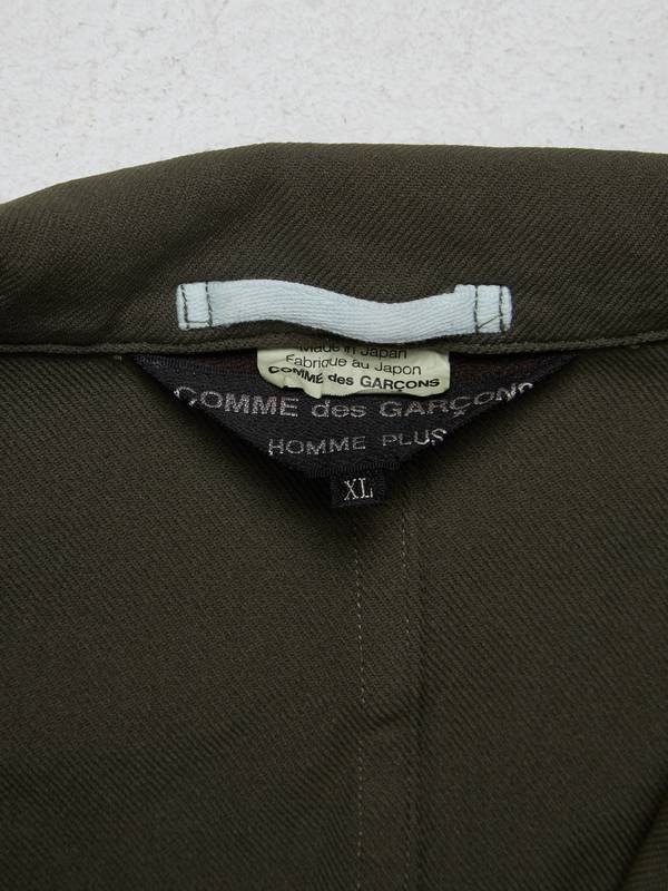 digne collarless jacket vol4 Olive　新品未使用 Brushed Herringbone Bedford Jacket Olive by Engineered